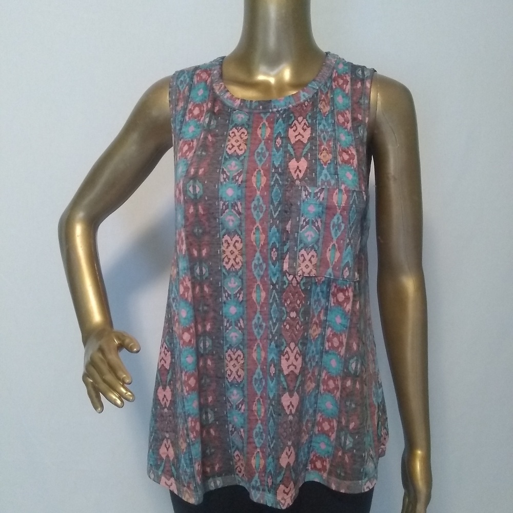 🌸🌸Forever 21 Small Bohemian Hippy Aztec Tank Top